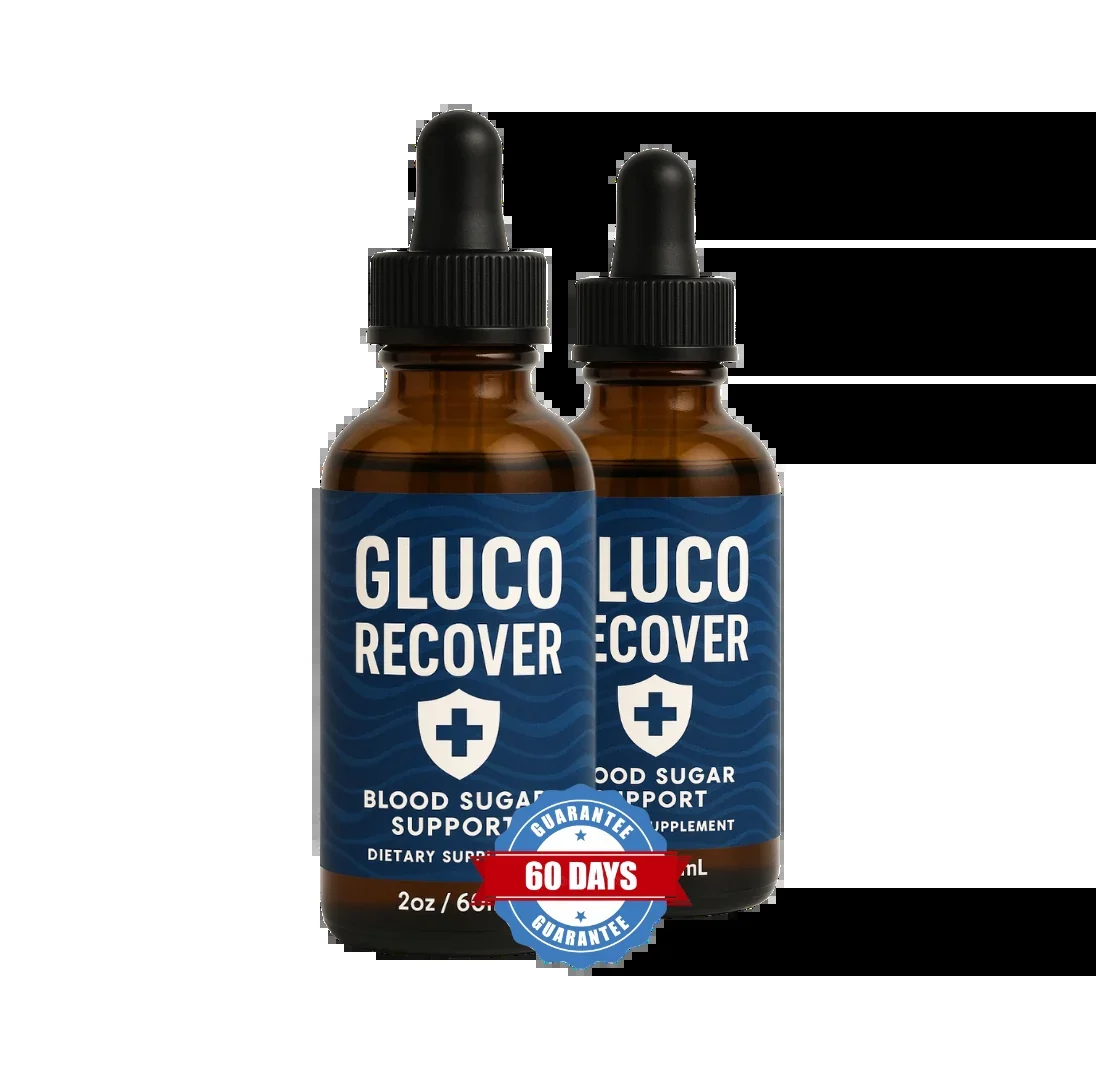 Gluco Recover 2-bottle blood sugar drops package