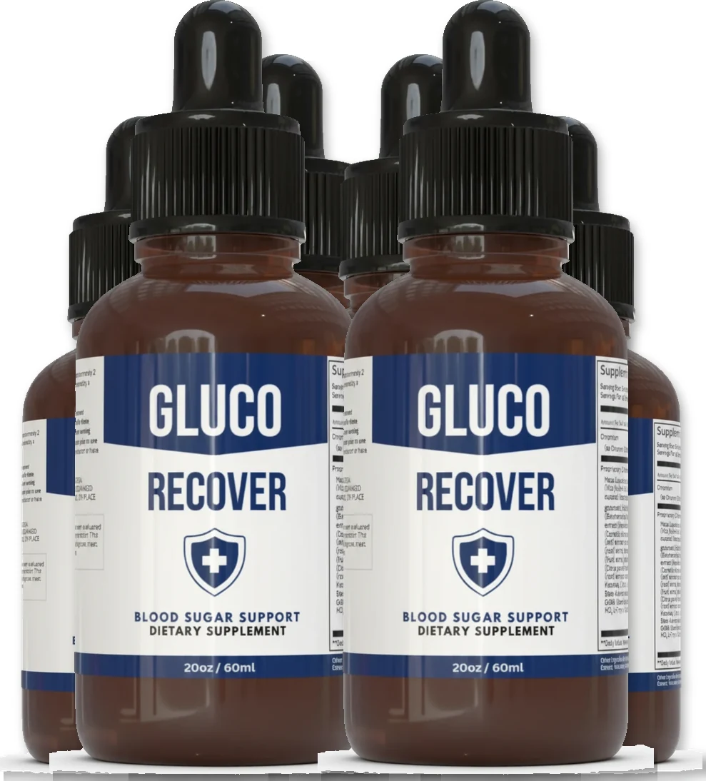 Gluco Recover 6-bottle best-value blood sugar drops package